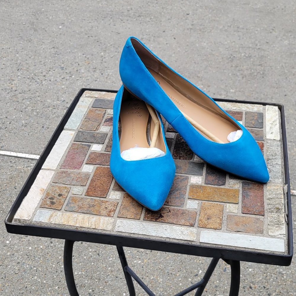 Banana Republic, SZ 10 Teal/Blue Flats